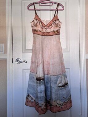 NWT Zimmermann Scarborough Picnic Midi Dress
